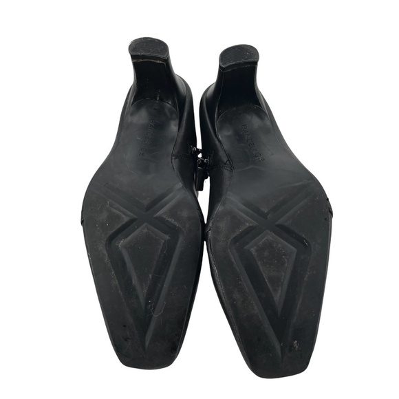 Bandolino Womens Black Kitten Heel Square Toe Ankle Booties Size 9 1/2 W - Picture 8 of 10